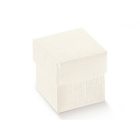 SCATOLA F/COP SETA BIANCO 16,5x16,5x17cm 10pz