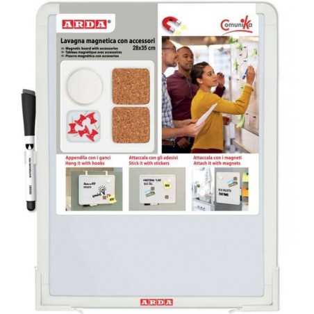 LAVAGNA MAGNETICA 35x48cm COMUNIKA + ACCESSORI ARDA