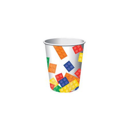 BICCHIERI 200cc LEGO BLOCK PARTY 8pz
