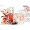 BUSTE CRYSTAL TRASPARENTE STARRY ORO 16x25cm 50pz