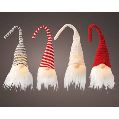 GNOMO C/LED H.23cm ASS.TI