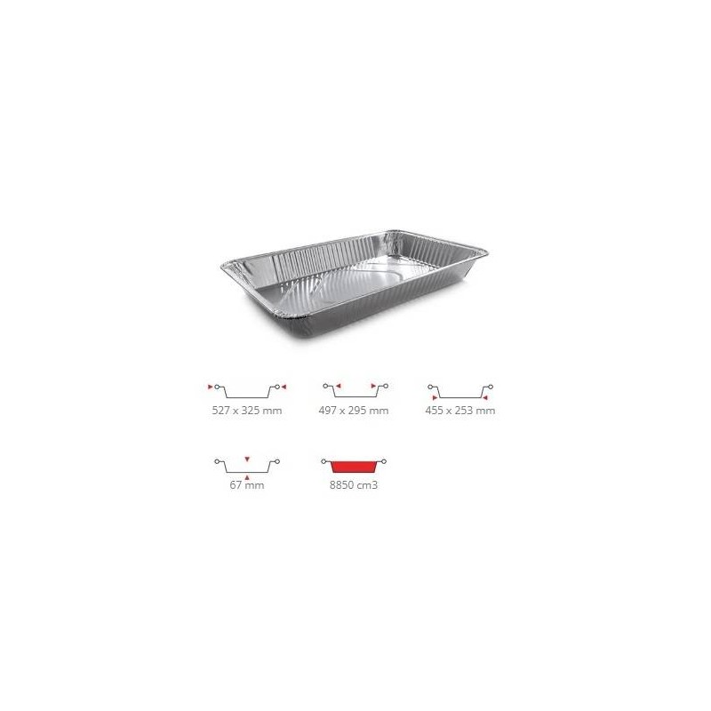 TEGLIA R885G RETTANGOLARE GASTRO ALTA 7CM (R67G)