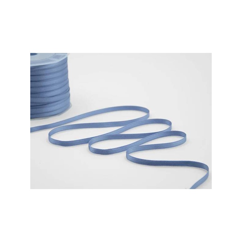 NASTRO DOPPIO RASO mm6x100mt COL.43 BLU AVIO