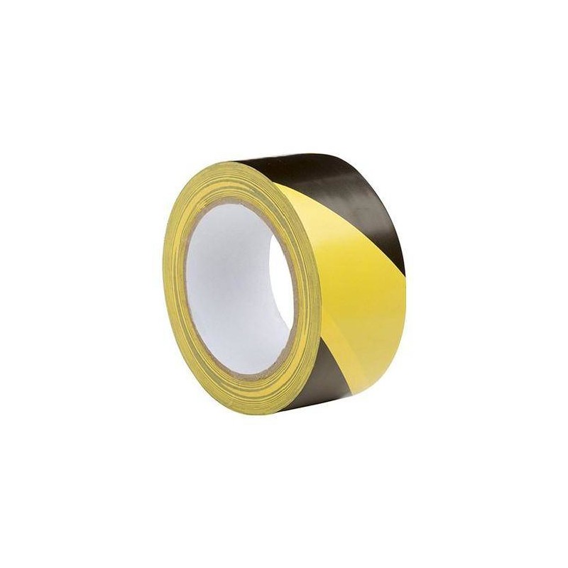 NASTRO PVC GIALLO/NERO ADESIVO mm50x66mt
