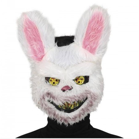 MASCHERA CONIGLIO HORROR C/PELO