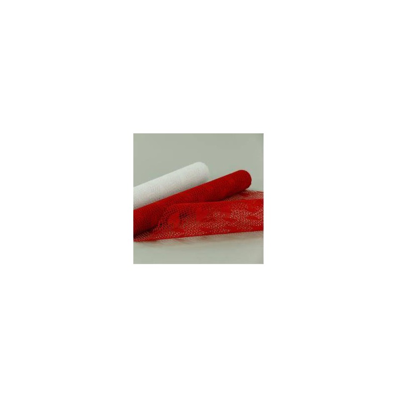 HEARTS MESHE RETE BIANCAcm50x5mt