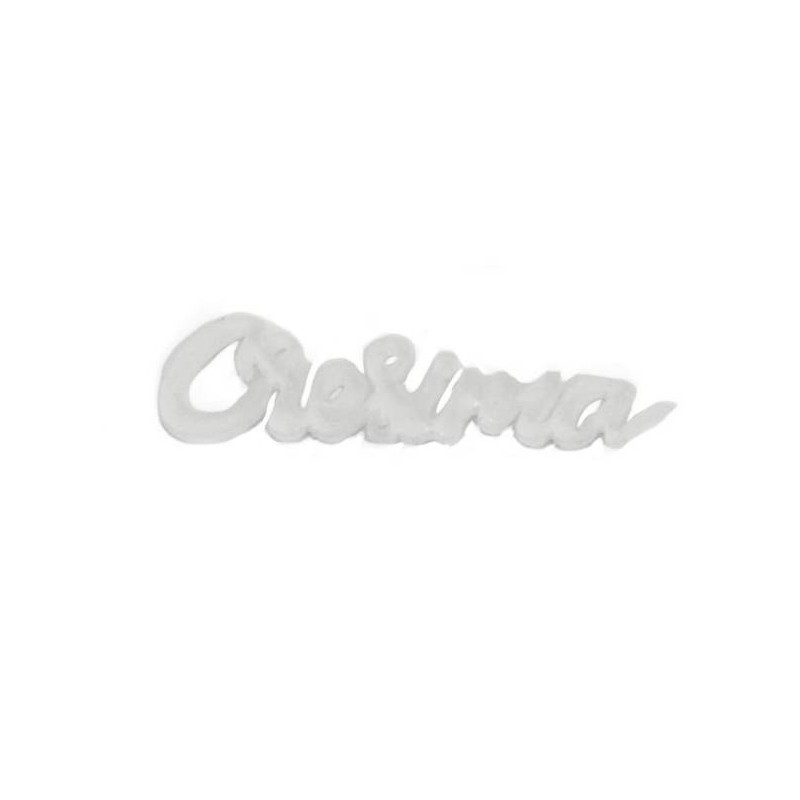 APPLICAZIONE SCRITTA CRESIMA 4,4x1,3cm 12pz