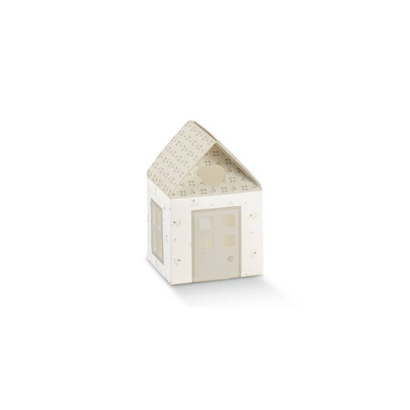 SCATOLA CASETTA 5,5x5,5x5cm BLOOM TORTORA 10pz