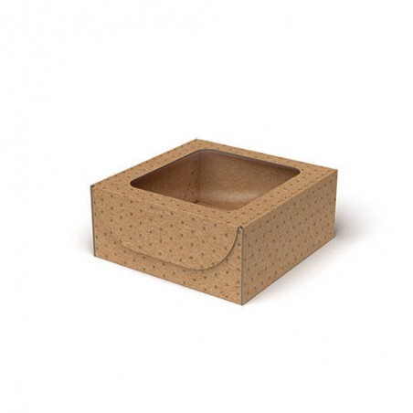 COFANETTO ENOGRASTRONOMICO C/FINESTRA 20,5x22x9,5cm POIS