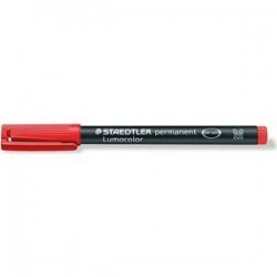 LUMOCOLOR STAEDLER PERMANENT ROSSO M