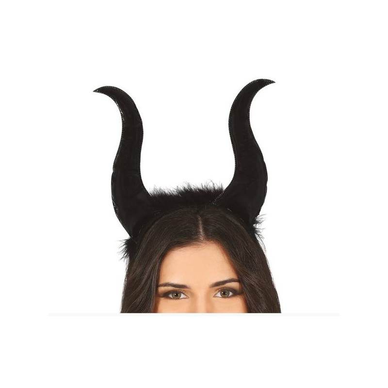 CERCHIETTO CORNA DIAVOLO NERE
