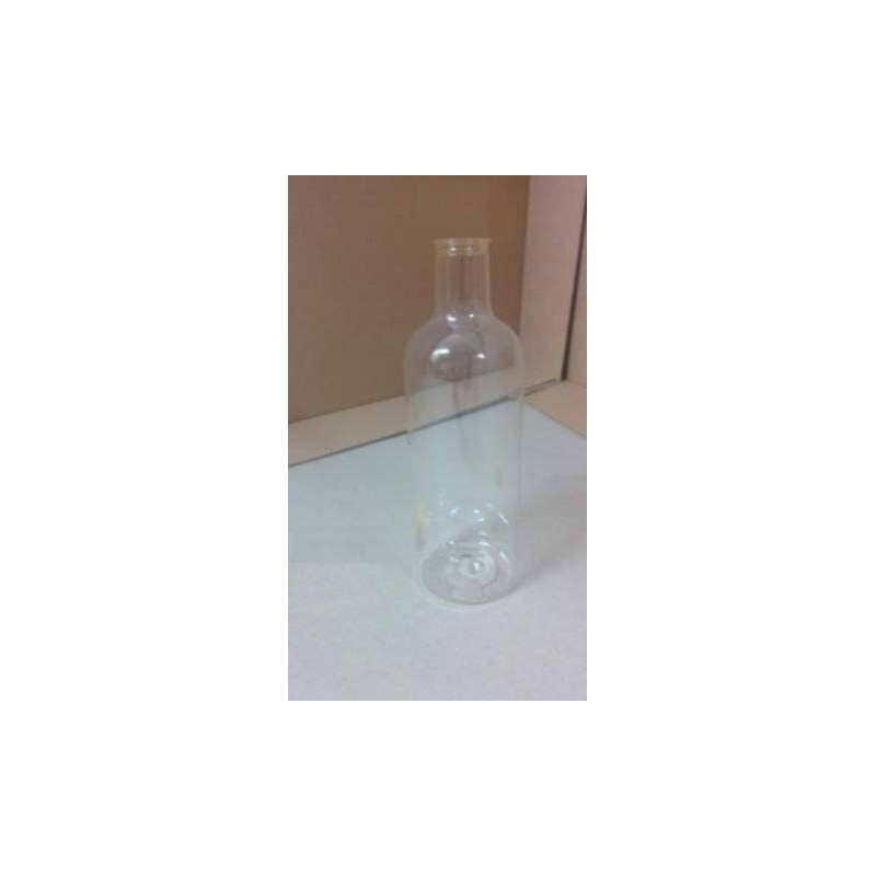 BOTTIGLIA PET 1lt TRASPARENTE SENZA TAPPO ø36