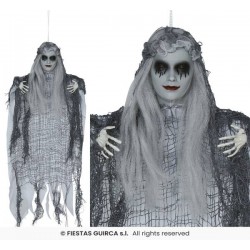 DECORAZIONE DA APPENDERE DONNA HORROR 50cm