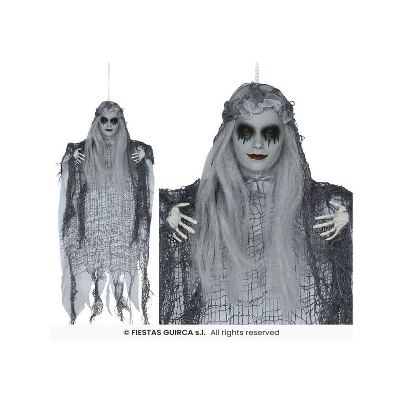 DECORAZIONE DA APPENDERE DONNA HORROR 50cm