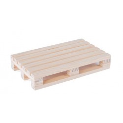 MINI PALLET LEGNO 20x12x3,5cm