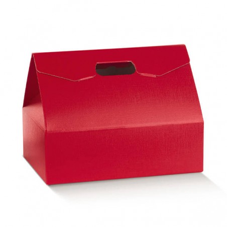 BAULOTTO 33,5x23,5x25cm FIBRA ROSSO