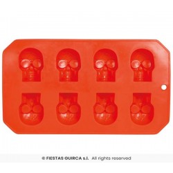 STAMPO CUBETTI GHIACCIO TESCHIO 21x12cm