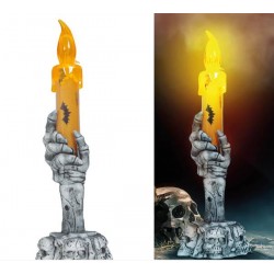 PORTACANDELA TESCHIO C/CANDELA LED 15cm