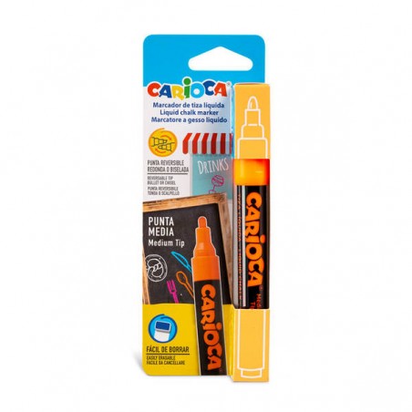 CARIOCA PENNARELLO GESSO LIQUIDO ARANCIONE 1pz