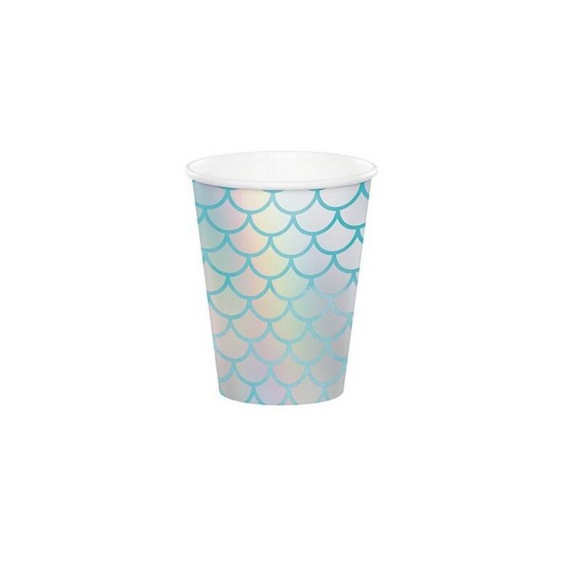 BICCHIERI 250ml IRID MERMAID SHINE 8pz