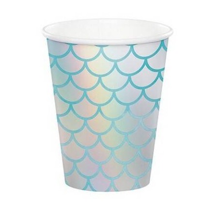 BICCHIERI 250ml IRID MERMAID SHINE 8pz