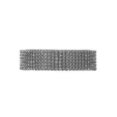NASTRO MONILE STRASS mm30x9mt SILVER