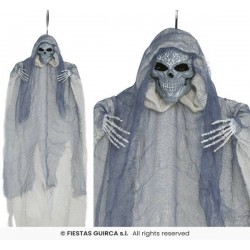 DECORAZIONE DA APPENDERE SCHELETRO CON TUNICA 60cm