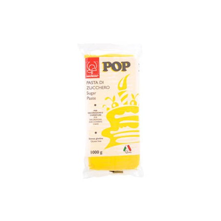 PASTA DI ZUCCHERO POP 1kg GIALLO SOLE