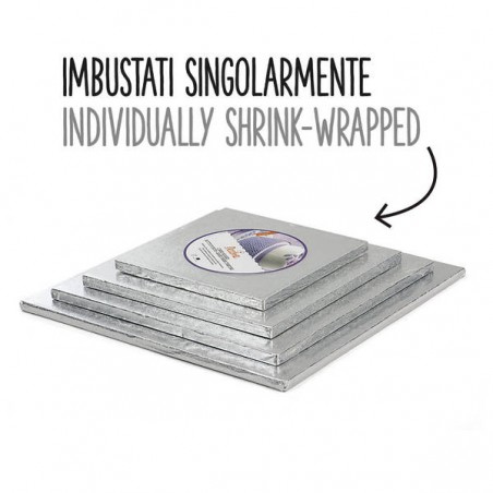 SOTTOTORTA CAKE BOARD QUADRATO 20x20x1,2cm