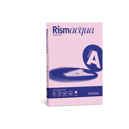 CARTA A4 90gr RISMA COLOR 100fg ROSA 10