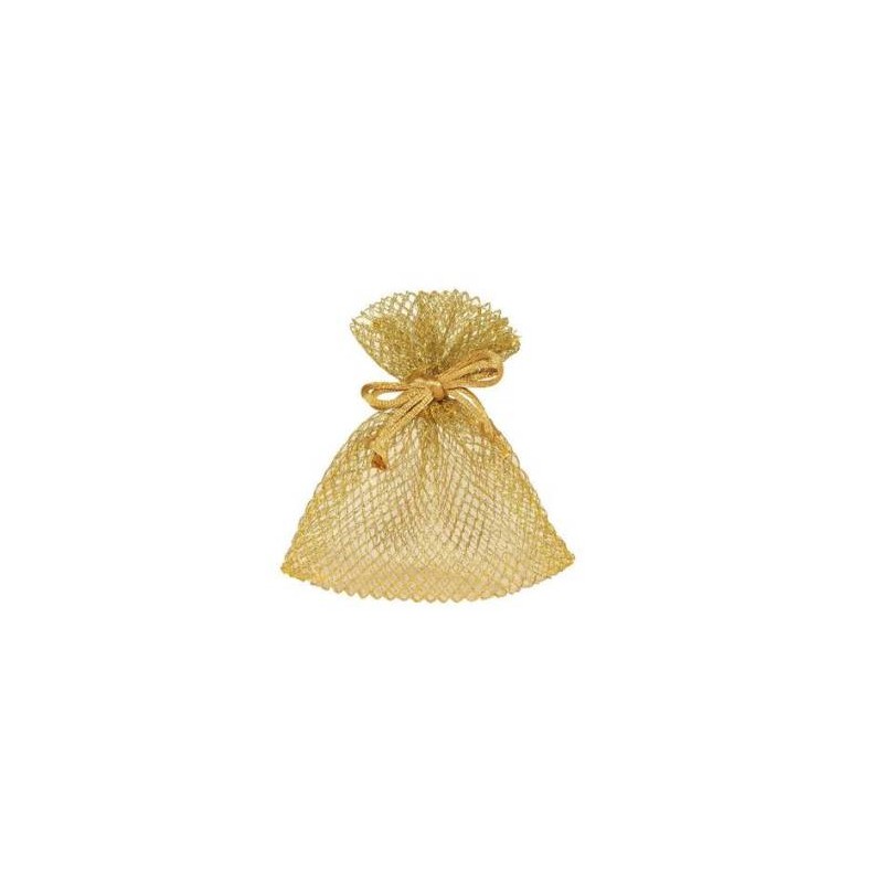 SACCHETTI RHOMBUS 9x12cm GOLD 10pz
