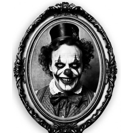 QUADRO PAGLIACCIO HORROR ADESIVO 30x23cm