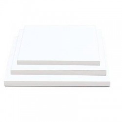 SOTTOTORTA CAKE BOARD QUADRATO 20x20x1,2cm BIANCO