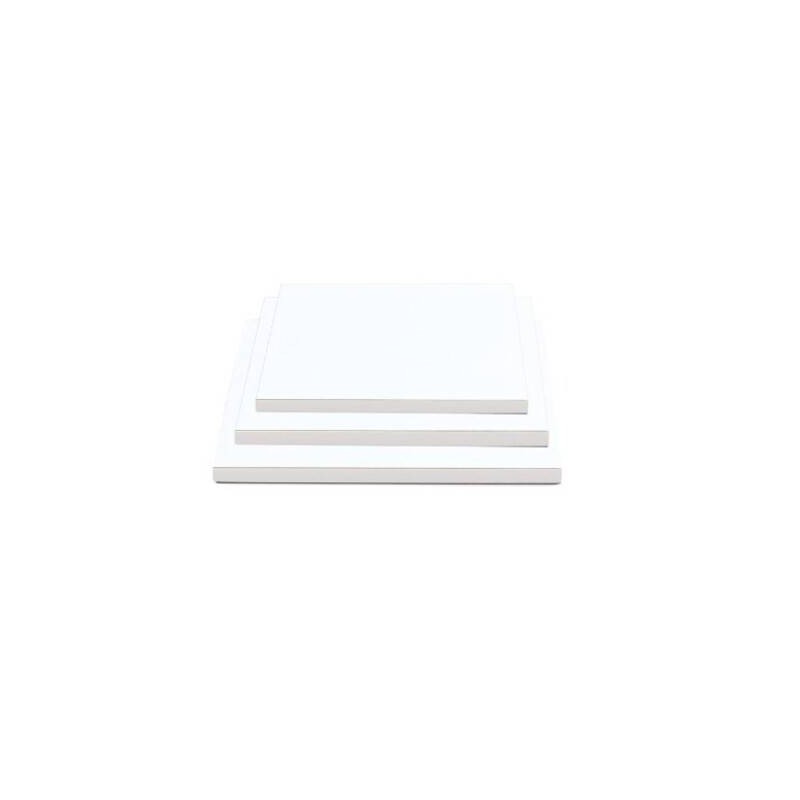 SOTTOTORTA CAKE BOARD QUADRATO 20x20x1,2cm BIANCO