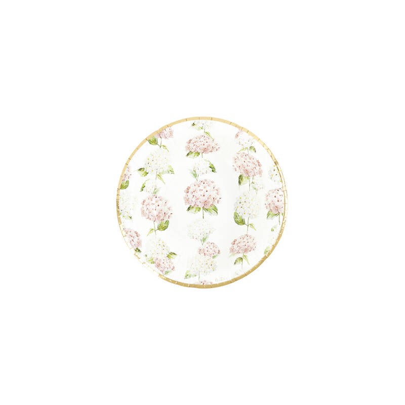 PIATTI PIANI 27cm GIARDINO DELLE ORTENSIE 8pz