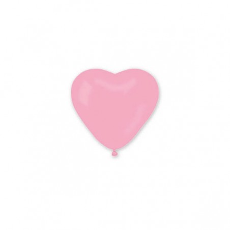 PALLONCINI CUORE 11  ROSA 10pz