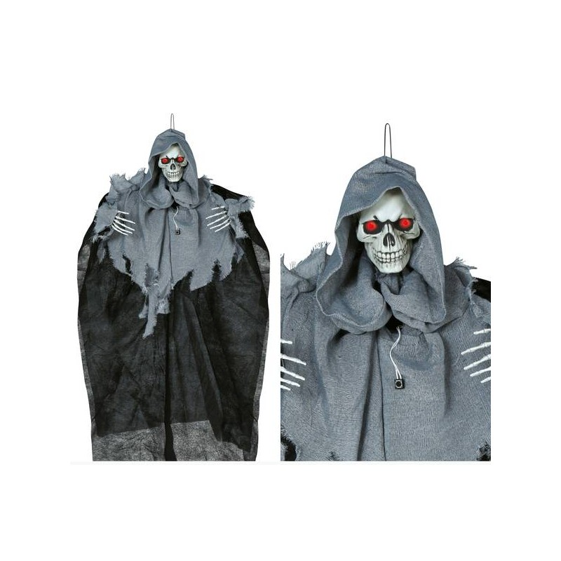 SCHELETRO C/LUCE SUONO E MOVIMENTO DA APPENDERE