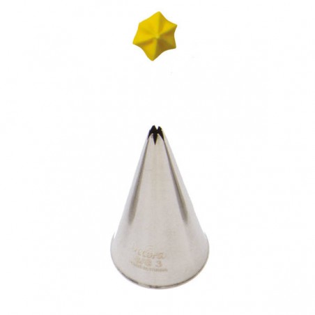 BECCUCCIO INOX DECORA N°3 STELLA