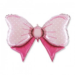 PALLONE MYLAR FIOCCO ROSA 42 108x72cm