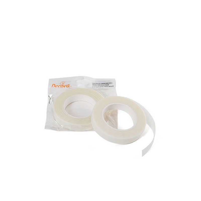 NASTRO PER STELI BIANCO 12mm 27mt DECORA