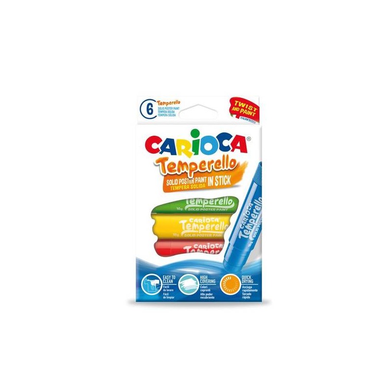 CARIOCA TEMPERELLO IN STICK 6pz