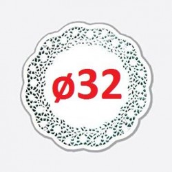 PIZZO PORCELLANATO TONDO ø32 10pz