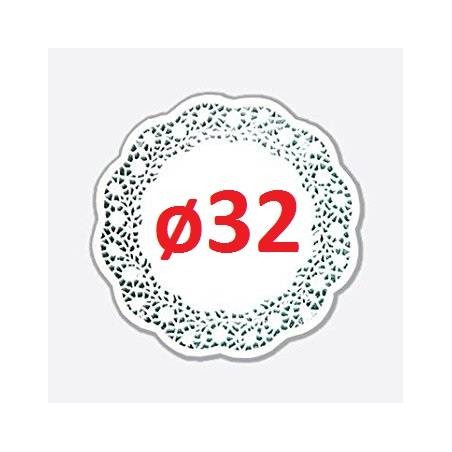 PIZZO PORCELLANATO TONDO ø32 10pz