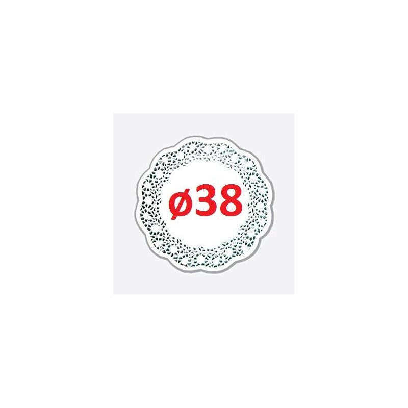 PIZZO PORCELLANATO TONDO ø38 10pz