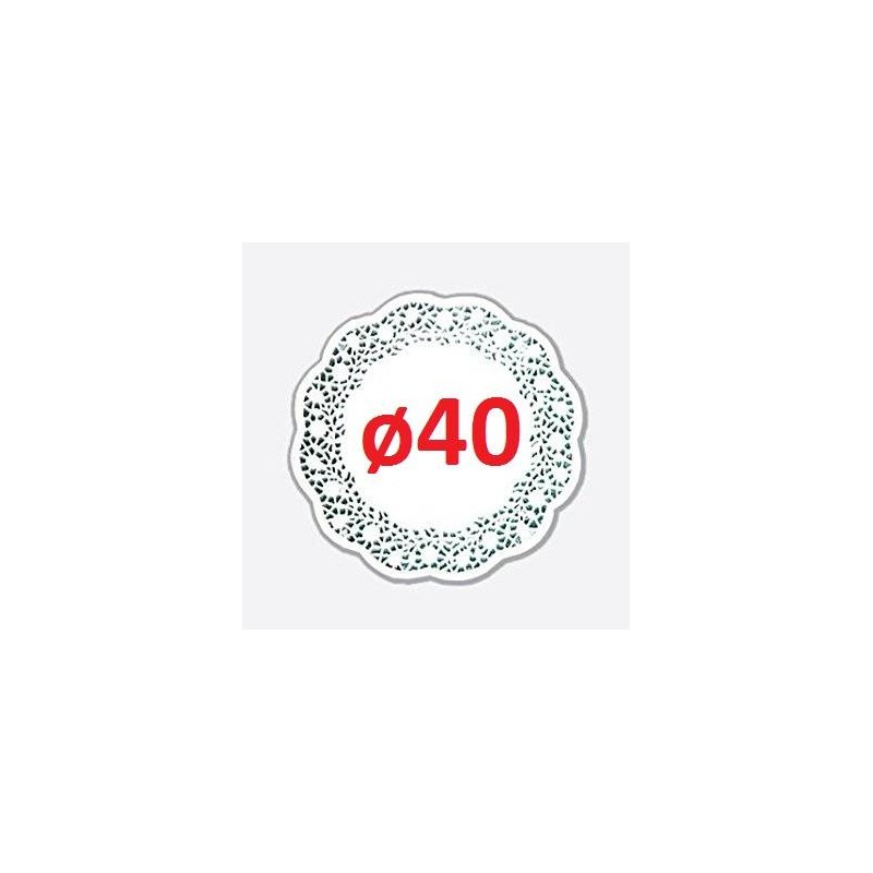 PIZZO PORCELLANATO TONDO ø40 10pz