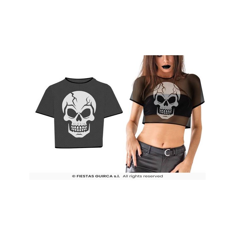 T-SHIRT TESCHIO IN RETE