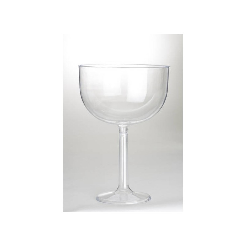 Calice Vino grande in plastica trasparente Ø 16 x h 24 cm coppa