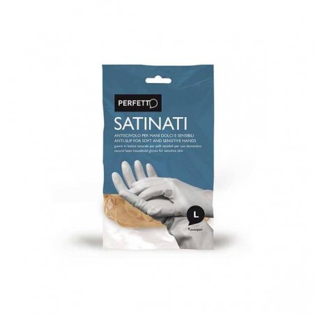 GUANTI SATINATI LATTICE PERFETTO MIS.L