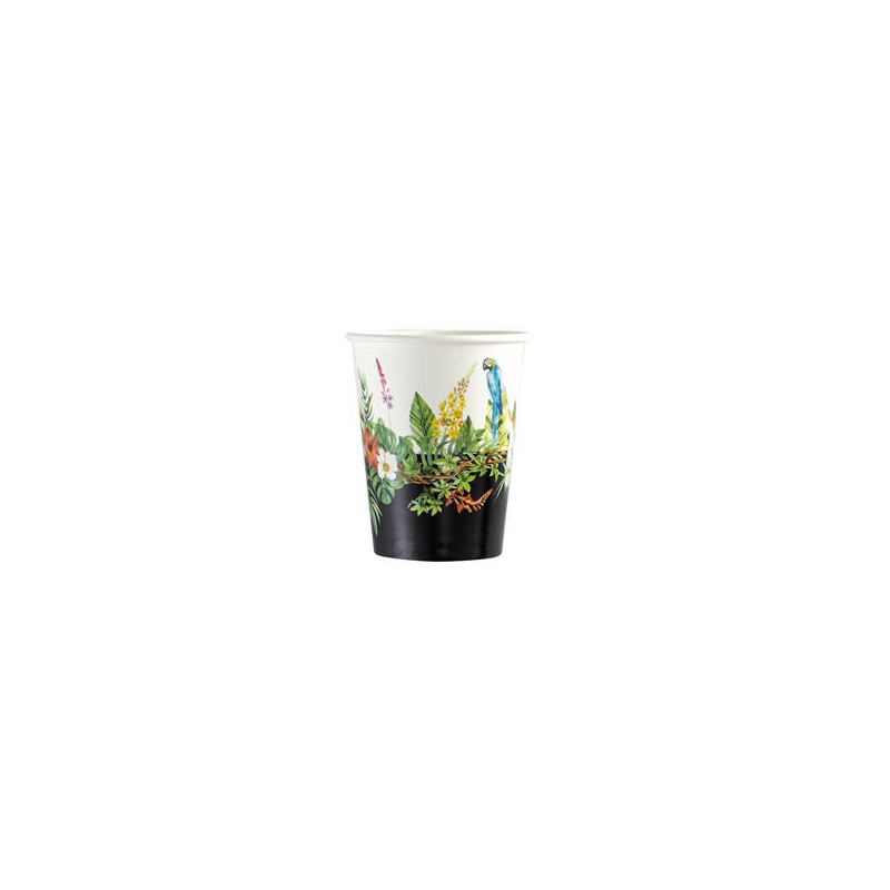 BICCHIERI 250cc TROPICAL JUNGLE 8pz