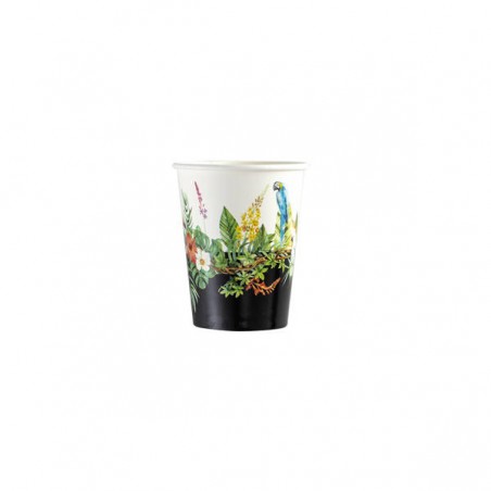 BICCHIERI 250cc TROPICAL JUNGLE 8pz